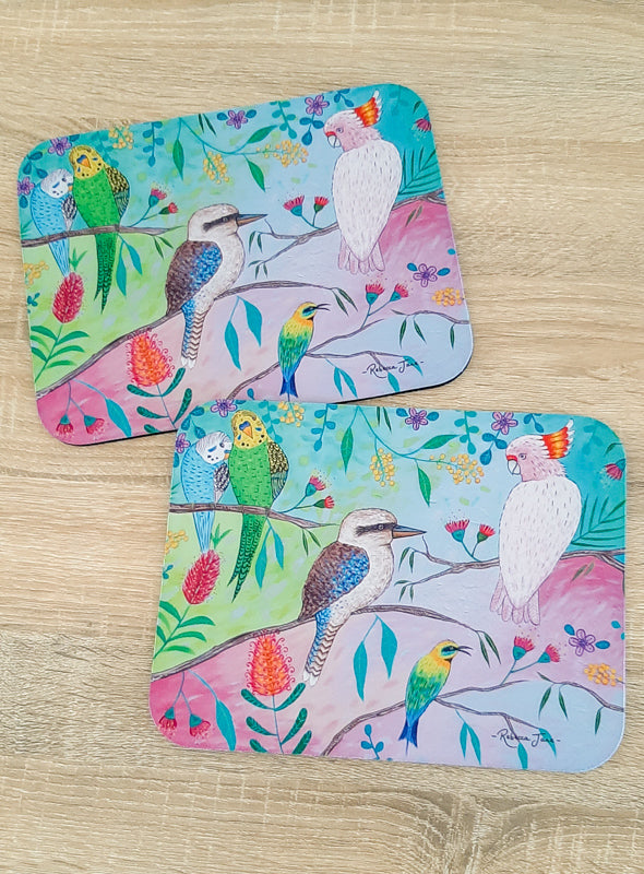 Colourful Birds of Australia Kookaburra Placemat