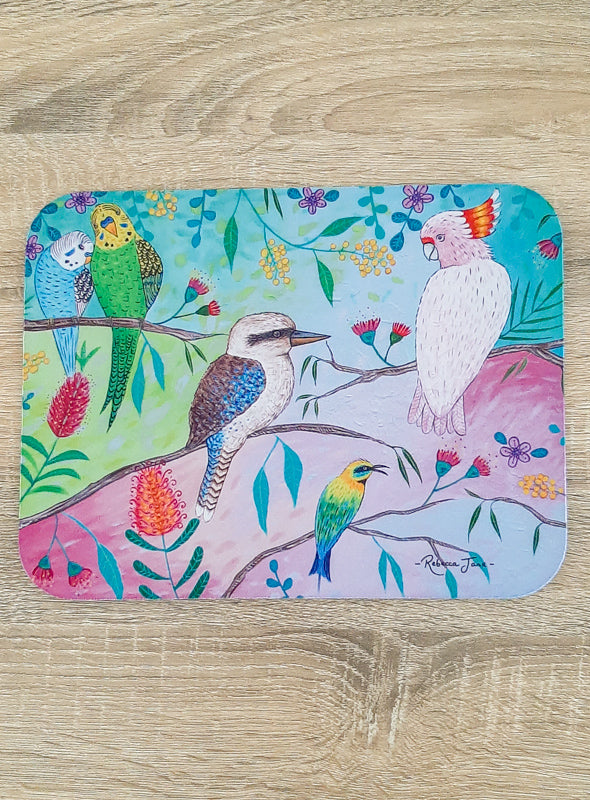 Colourful Birds of Australia Kookaburra Placemat