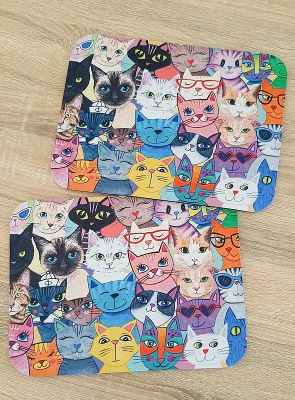 Colourful Cats Placemat