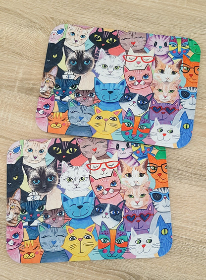Colourful Cats Placemat