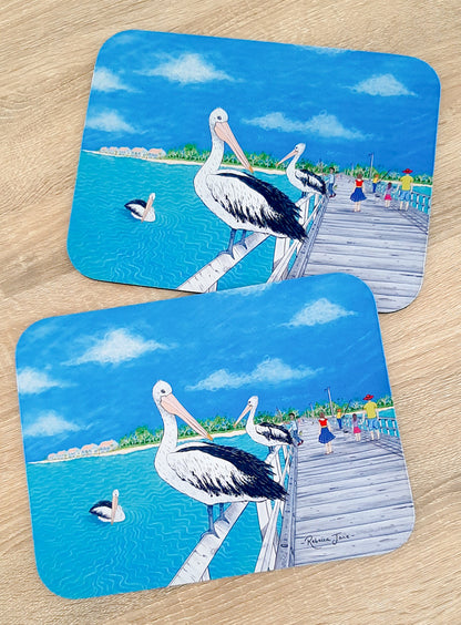 Pelicans on the Pier Placemat