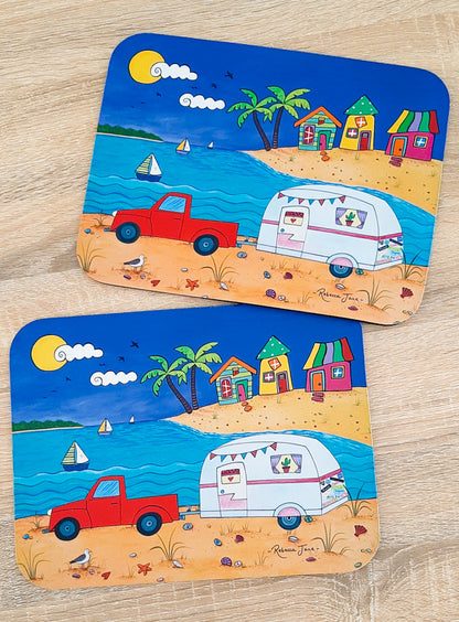 Ute & Caravan Placemat
