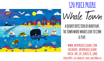 Whale Town 120 Piece Puzzle
