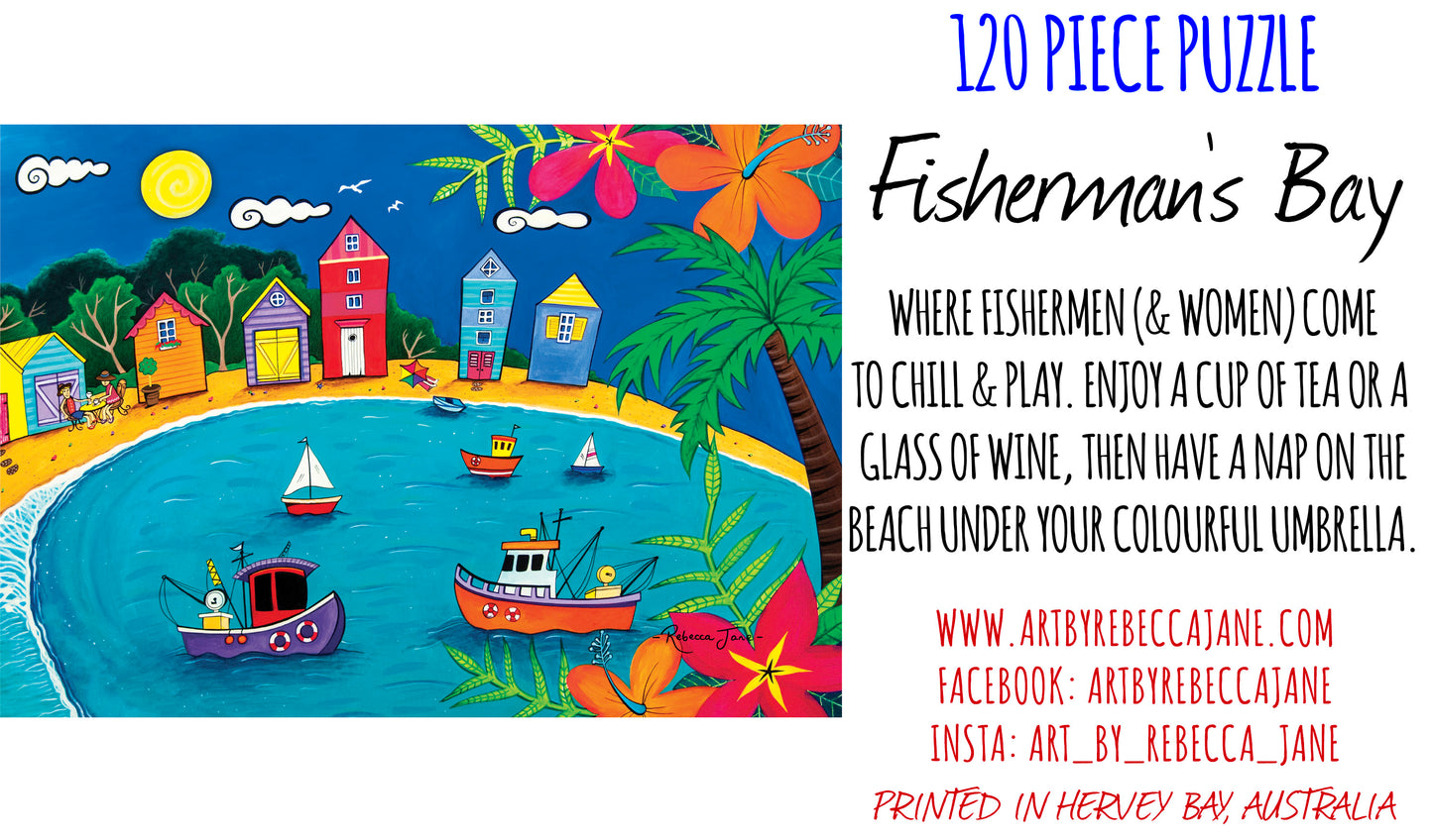 Fisherman's Bay 120 Piece Puzzle