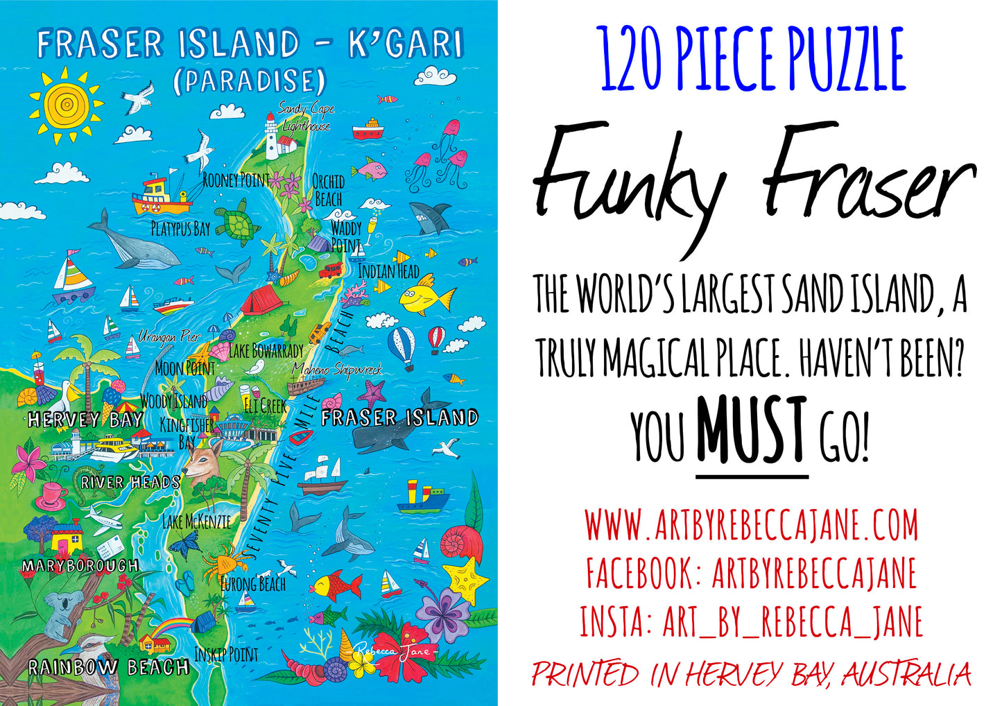 Funky Fraser 120 Piece Puzzle
