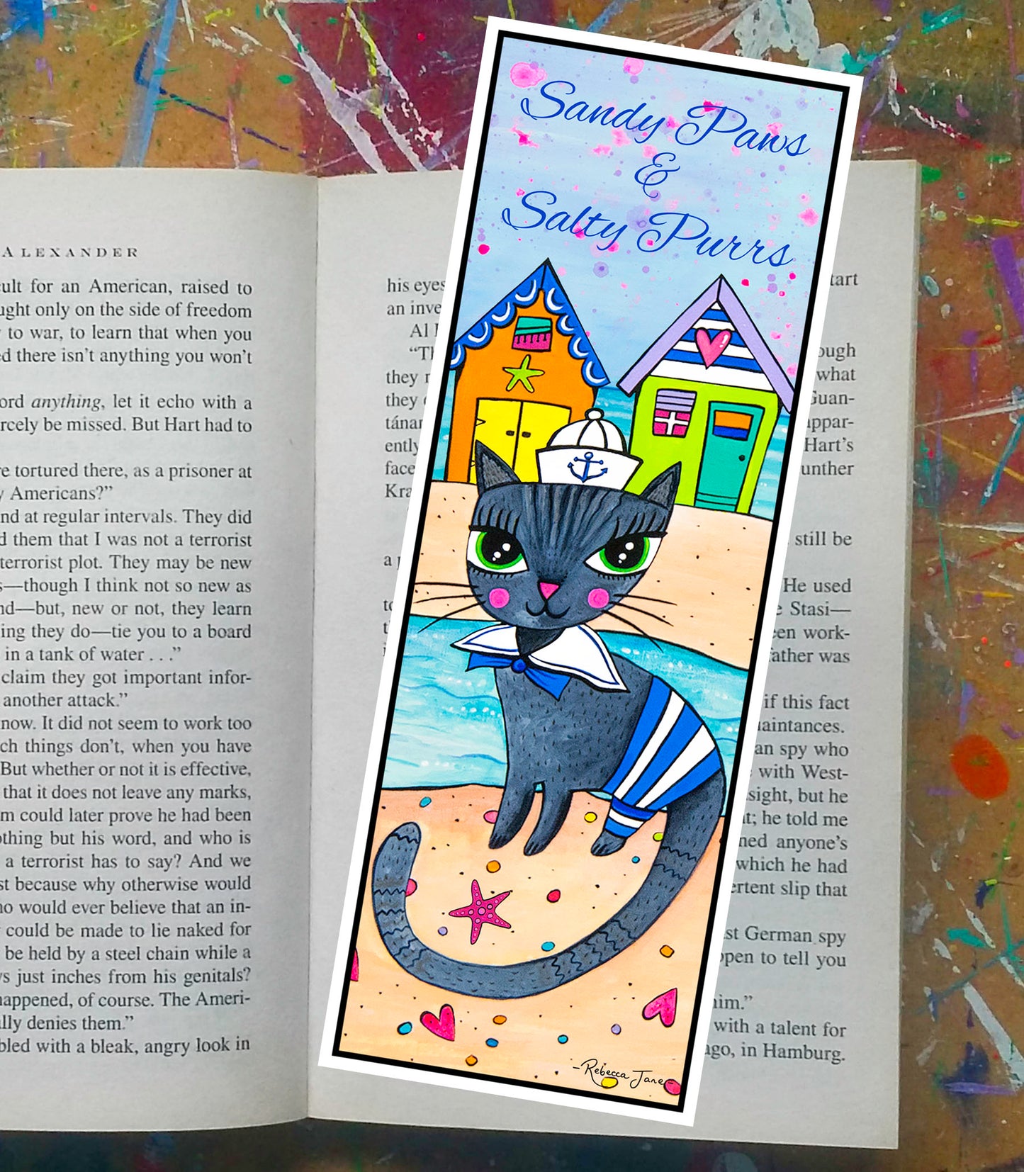 Sailor Cat Bookmark