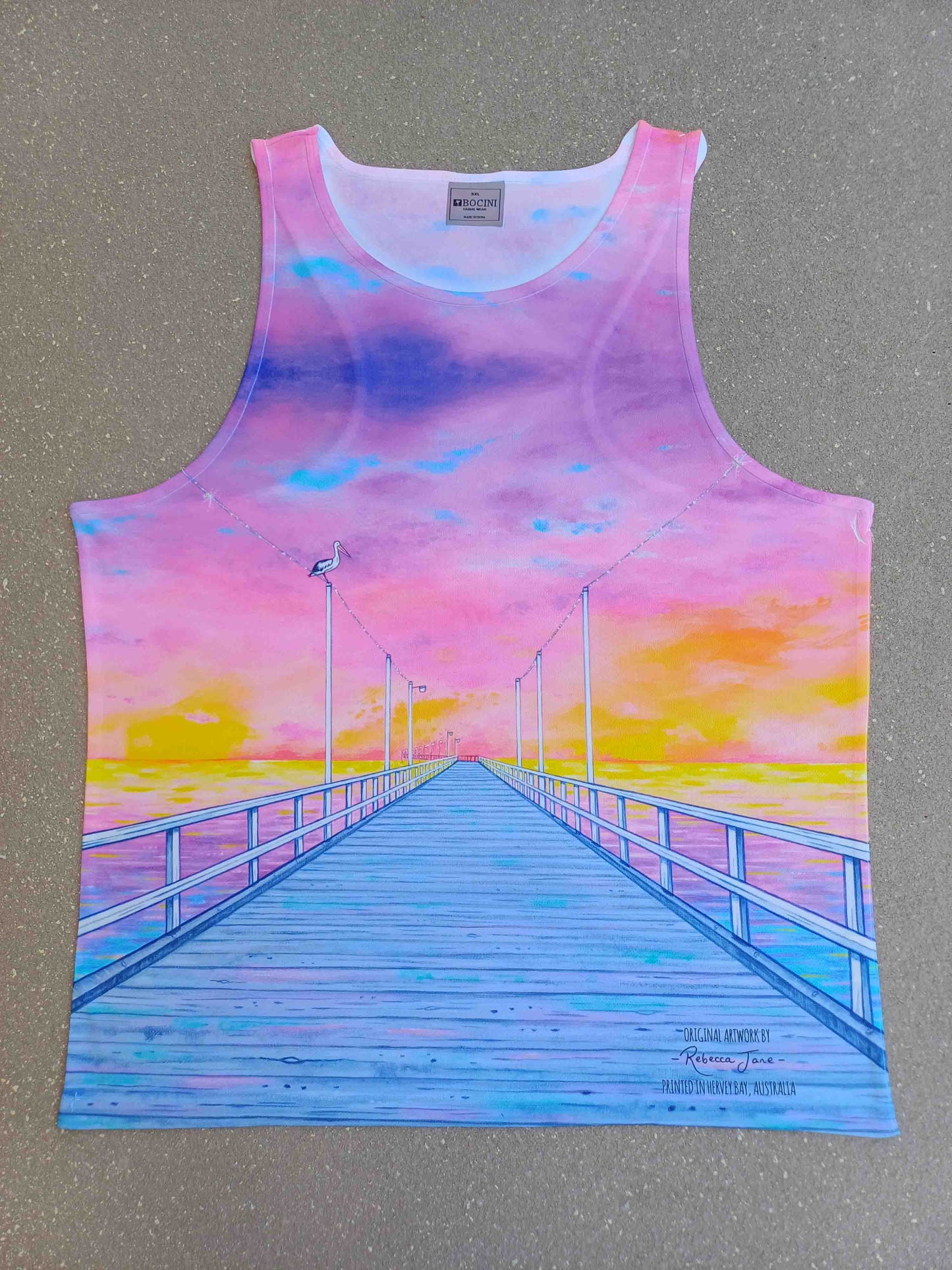 Peaceful Pier Singlet