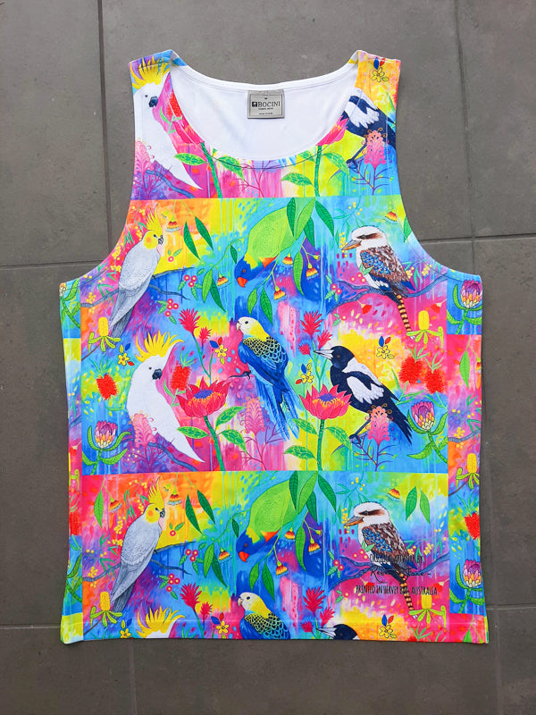 Springtime Birds & Blooms Singlet