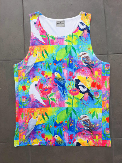 Springtime Birds & Blooms Singlet