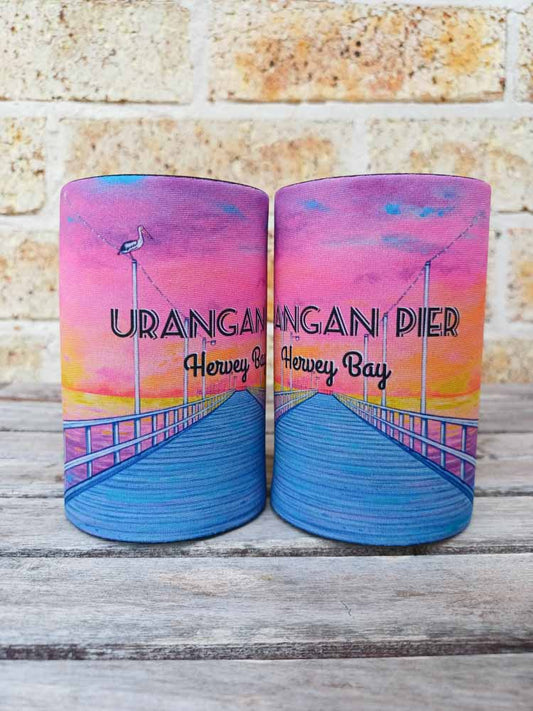 Peaceful Pier Stubby Cooler