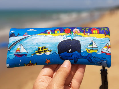 Whale Town Sunglass Case
