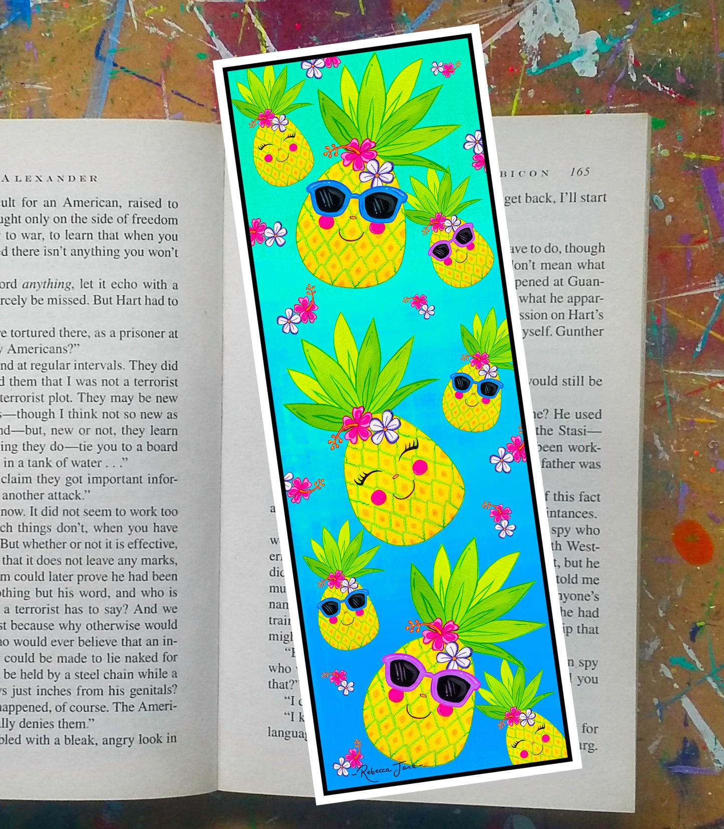 Sweet Pineapples Bookmark