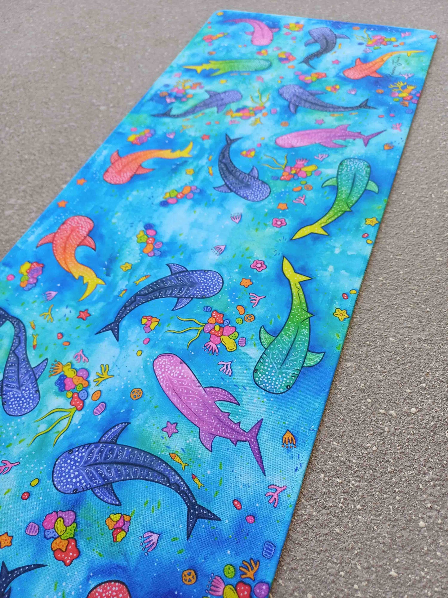 Whale Shark Wishes Table Runner