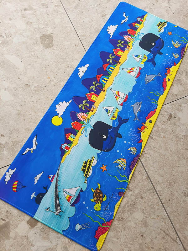 Whale Town Table Runner