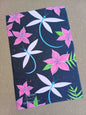 Dragonflies & Frangipanis Tea Towel