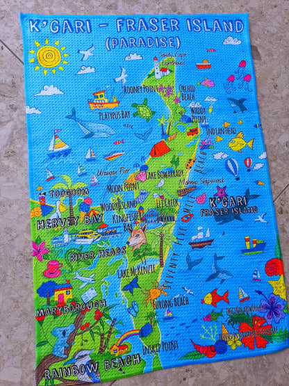 Funky Fraser Tea Towel