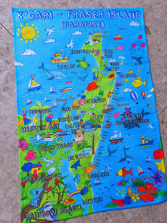 Funky Fraser Tea Towel