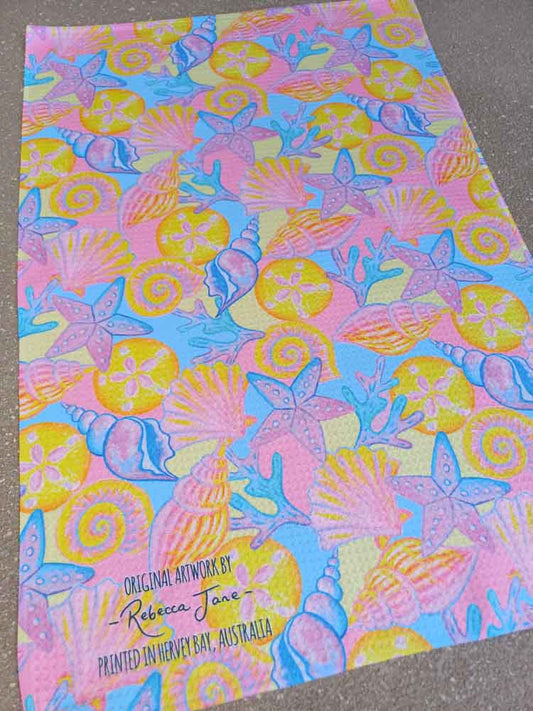 Seashells Tea Towel