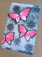 Winter Butterflies Tea Towel