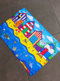 Beach Huts Tea Towel