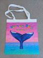 Whale Confetti Tote Bag