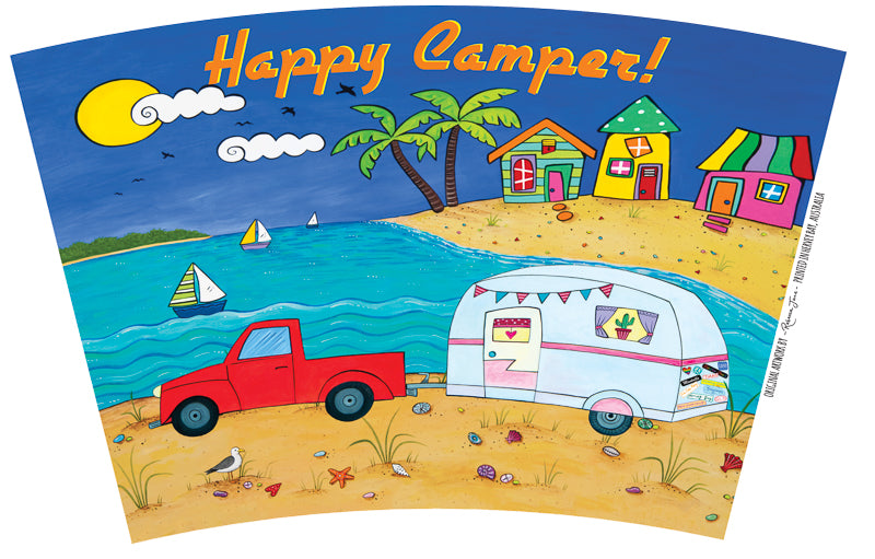 Happy Camper Travel Mug - Stainless Steel