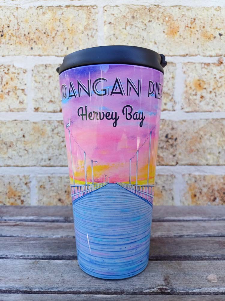 Peaceful Pier Travel Mug - Stainless Steel