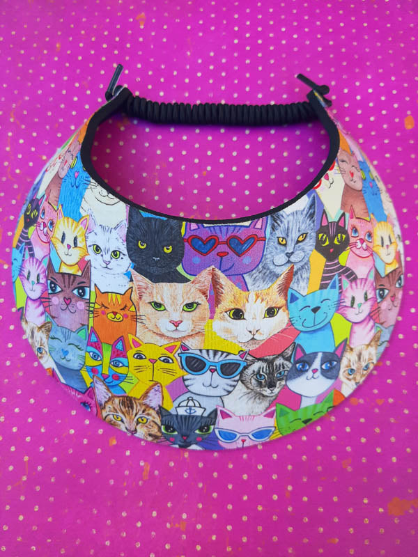 Colourful Cats Visor