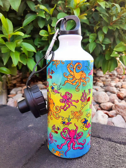 Octopus's Garden 600ml Aluminium Water Bottle