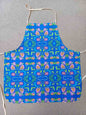 Folky Flowers Blue Apron