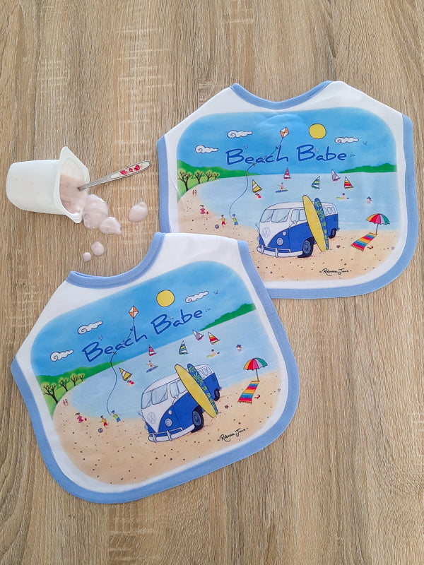 Beach Kombi Baby Bib