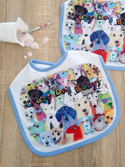 Dashing Dogs Baby Bib