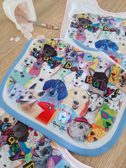 Dashing Dogs Baby Bib
