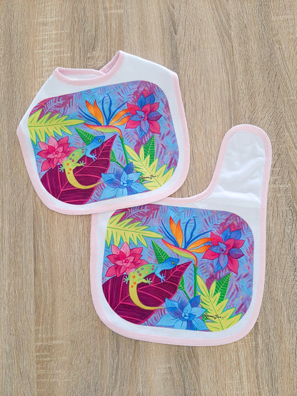 Groovy Gecko Baby Bib