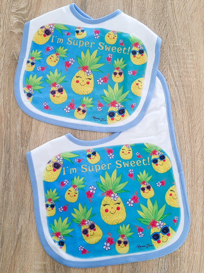 Sweet Pineapples Baby Bib