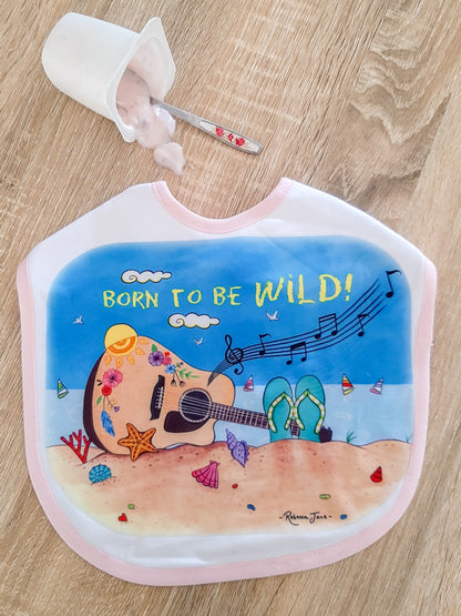 Tunes by the Sea Baby Bib