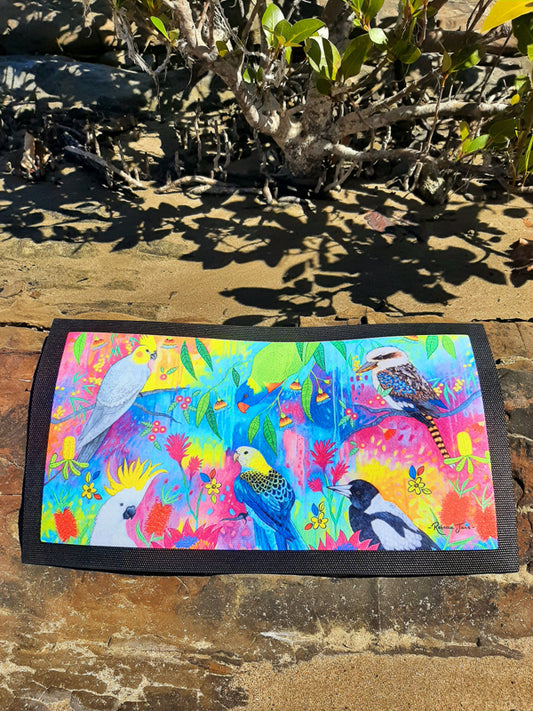 Springtime Birds & Blooms Bar Mat