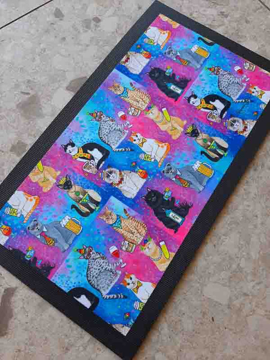 Thirsty Felines Bar Mat