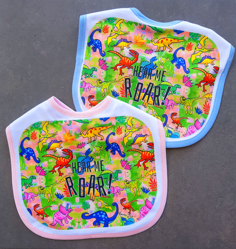 Delightful Dinos Baby Bib