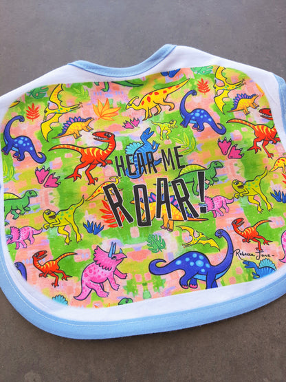Delightful Dinos Baby Bib