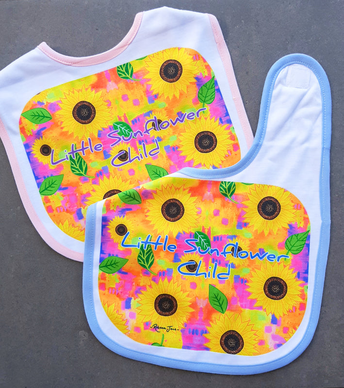 Sunflower Dreaming Baby Bib