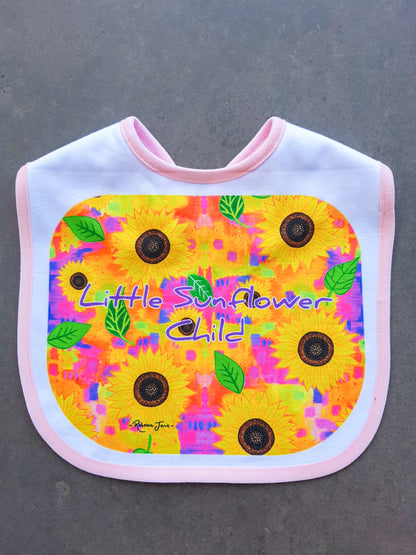 Sunflower Dreaming Baby Bib