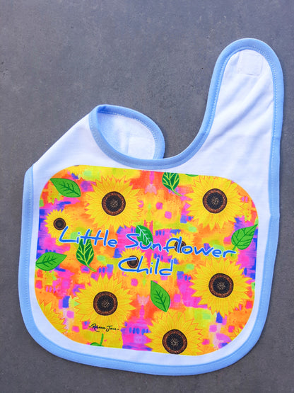 Sunflower Dreaming Baby Bib
