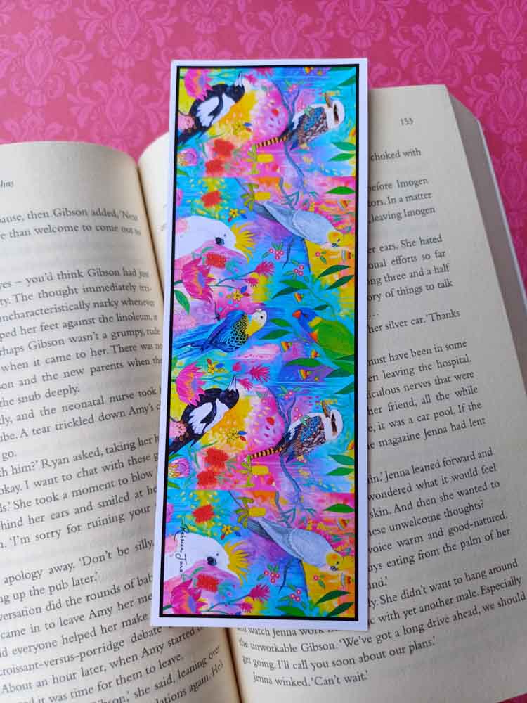 Springtime Birds & Blooms Bookmark