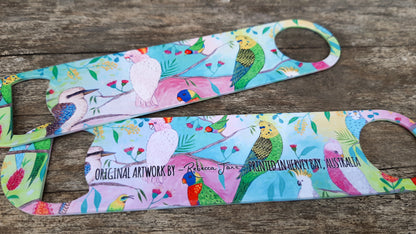 Colourful Birds of Australia Bottle Opener