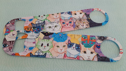 Colourful Cats Bottle Opener