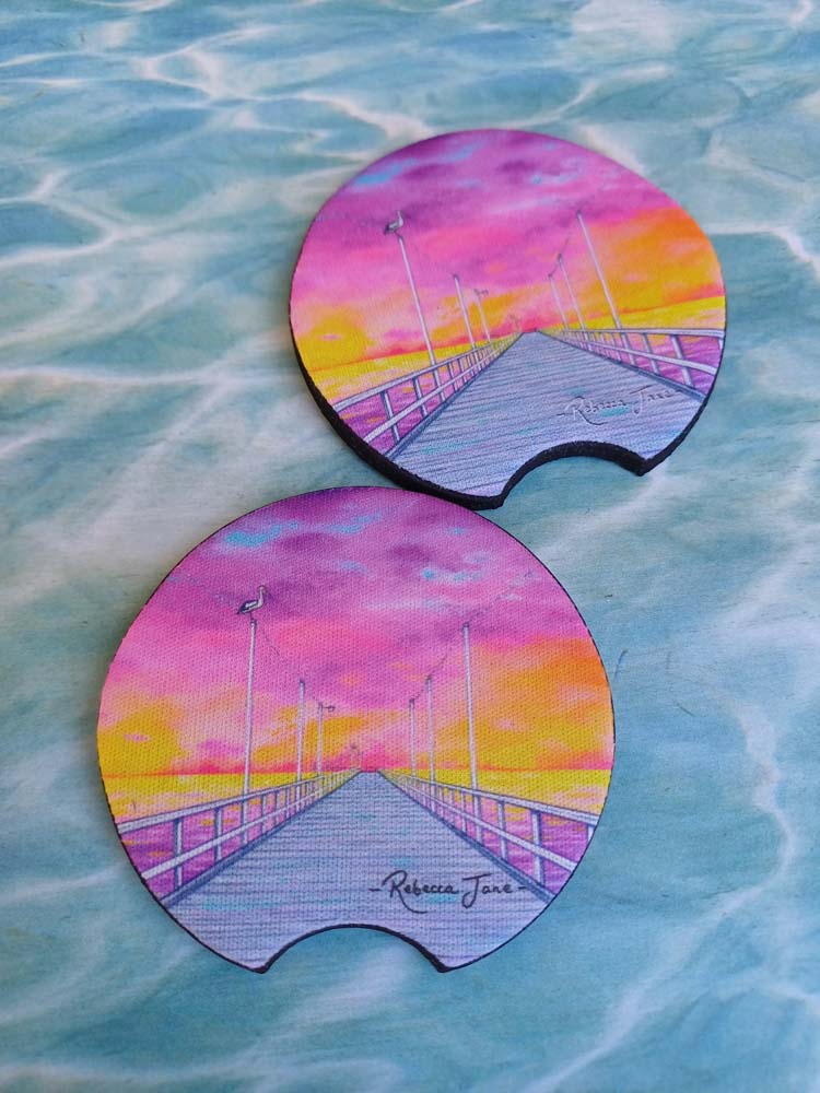 Peaceful Pier Car Coaster