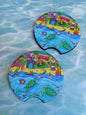 Summer Holiday Beach Car Coaster