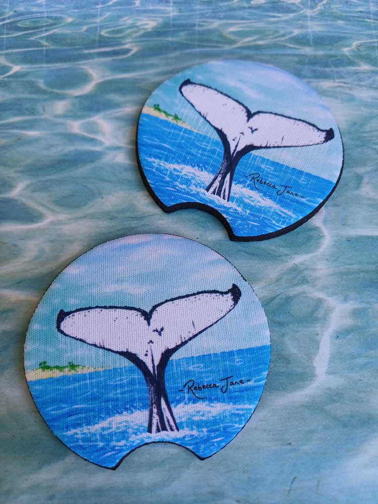 Whale Tail Car Coaster