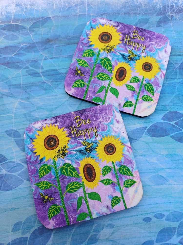 Bee Happy Coaster